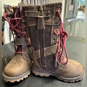 Lil girls tall Timberland boots